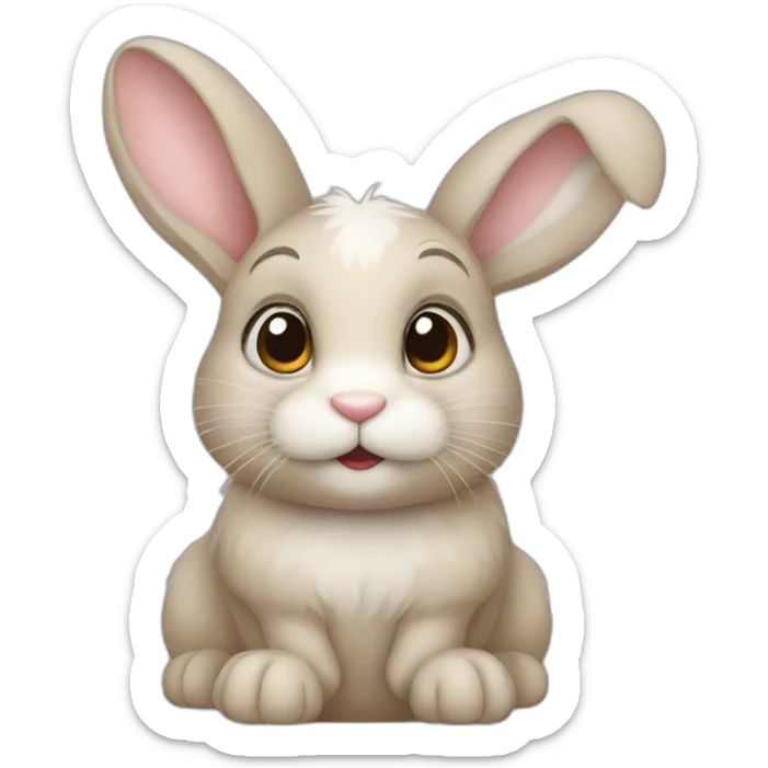 bunny sticker