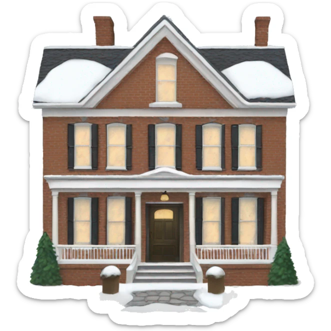 home alone house sticker