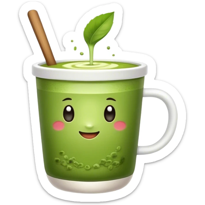 matcha sticker