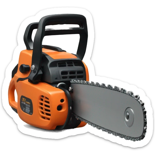 chainsaw sticker