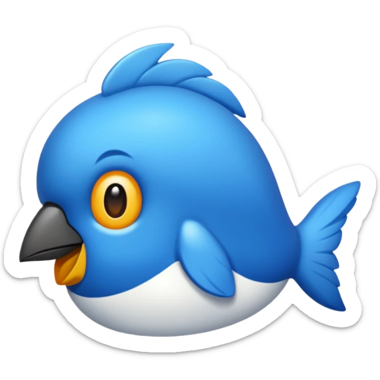 Bisa buat emote kupu-kupu versi warna biru ga? Tolong buatin dong.. sticker