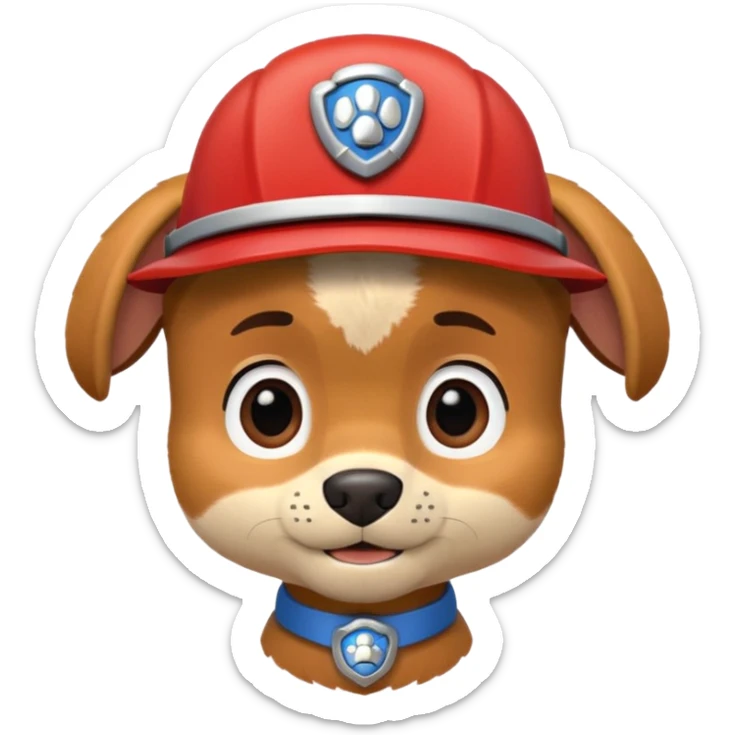 Ruben de la part patrouille fait ruben de la pat patrouille  sticker