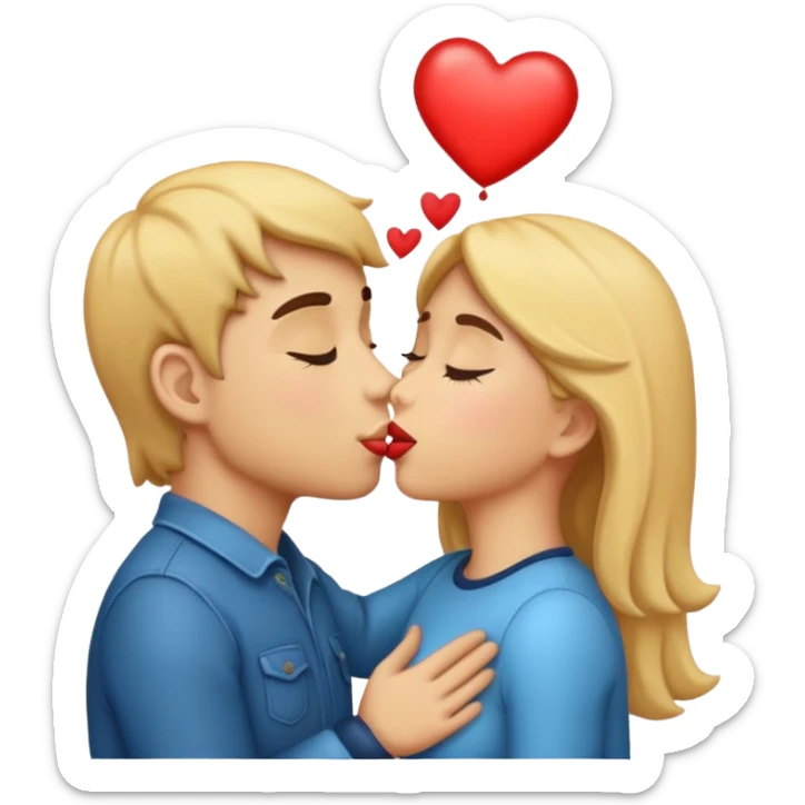 Classic emoji holding two fingers together he just kissed into the air in solitude sticker