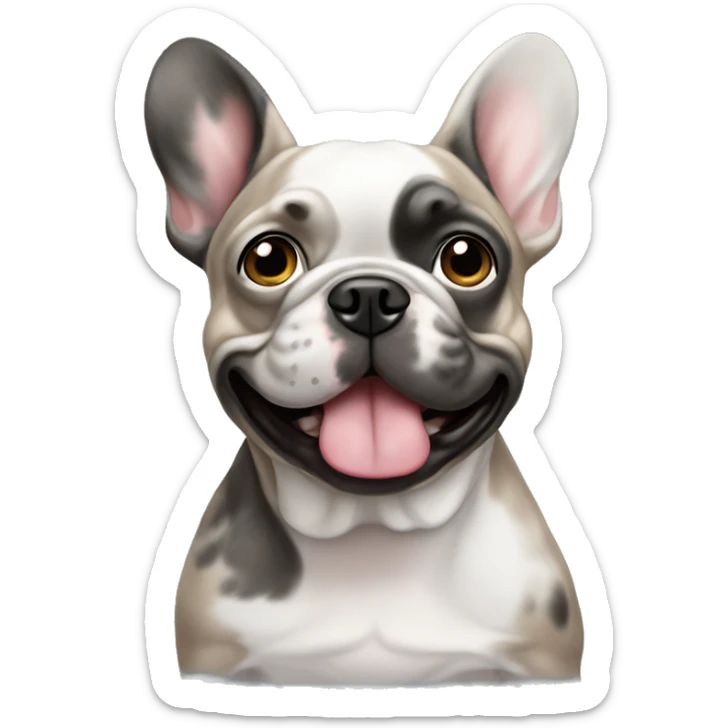 Merle Frenchie sticker