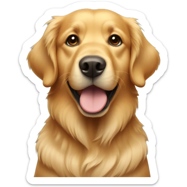 Golden retriever sticker