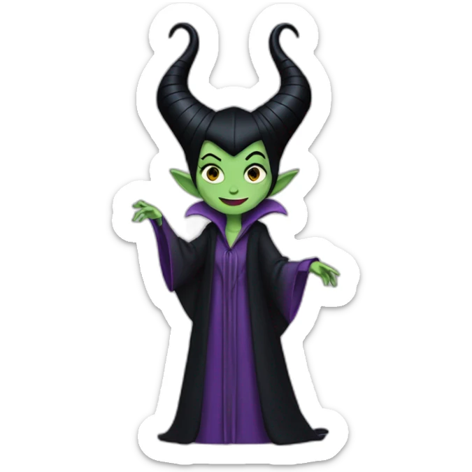 maleficent sticker
