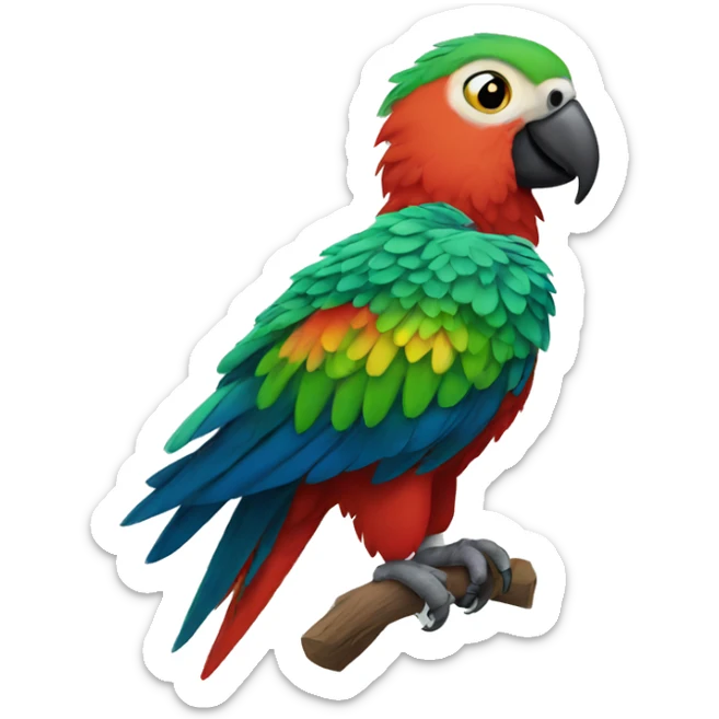 Parrot sticker