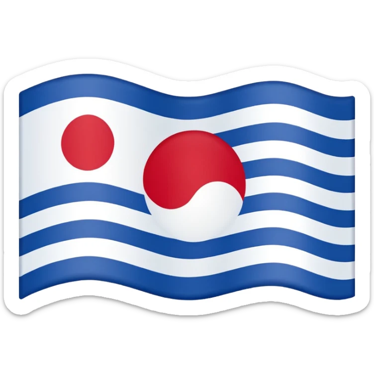 Make a emoji flag of tokushima (district of Japan) sticker