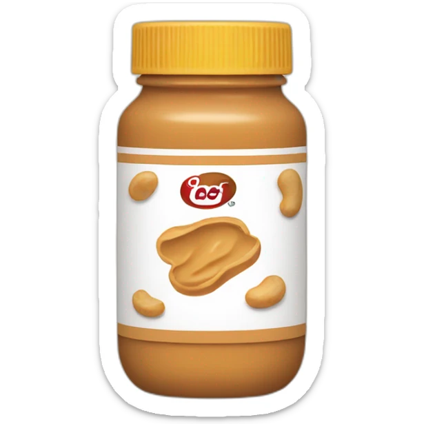 peanut butter sticker