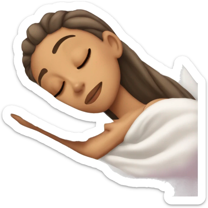 Ariana Grande sleeping sticker