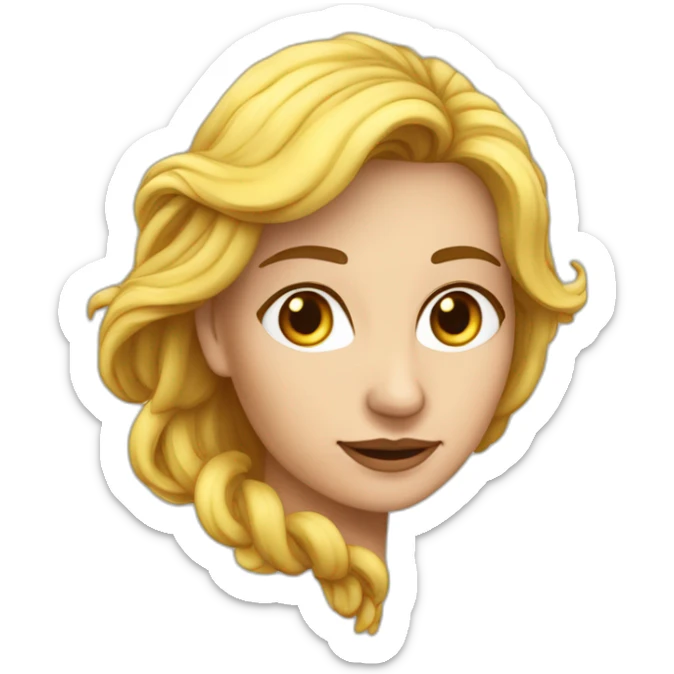 Une femme qui renaît de ses cendres, comme un phœnix. Nature. Style ultra réaliste. sticker