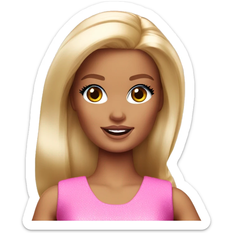 barbie sticker
