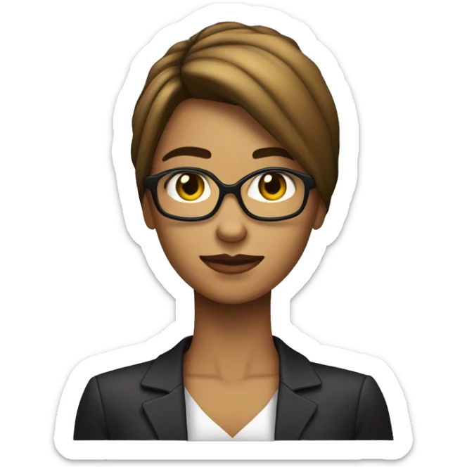 haz una mujer acostada viendo el celular con la raíz del pelo negra y las puntas rubio oscuro, blanquita y flaca sticker