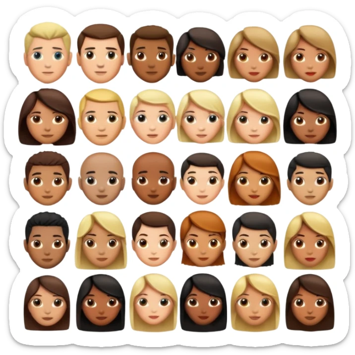 collection of avatars with famous tv shows and movies most icone characters sticker