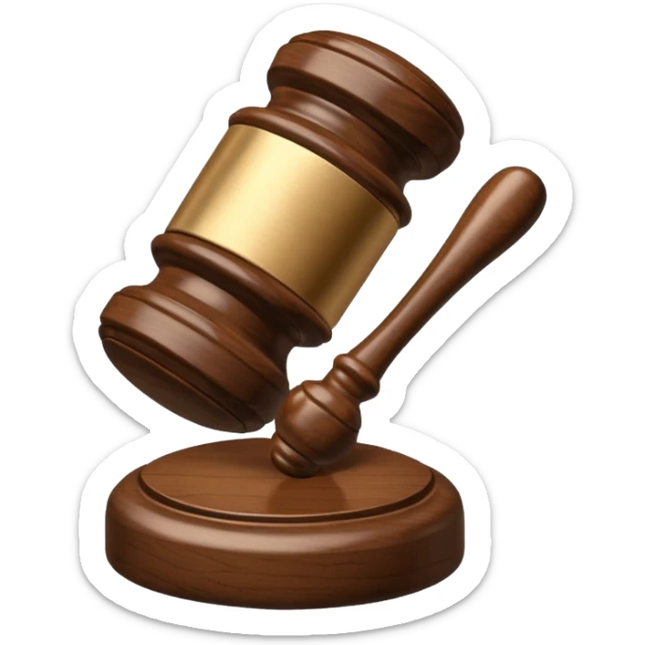 Gavel sticker