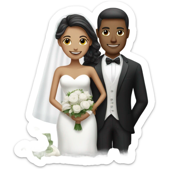 Wedding news sticker