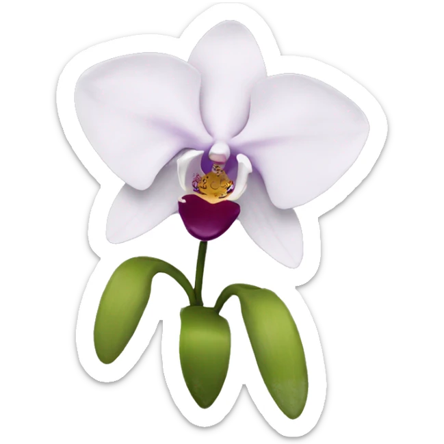 Orchid sticker