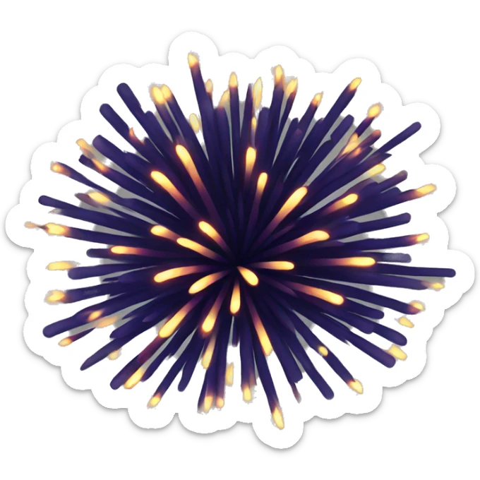 Fireworks sticker