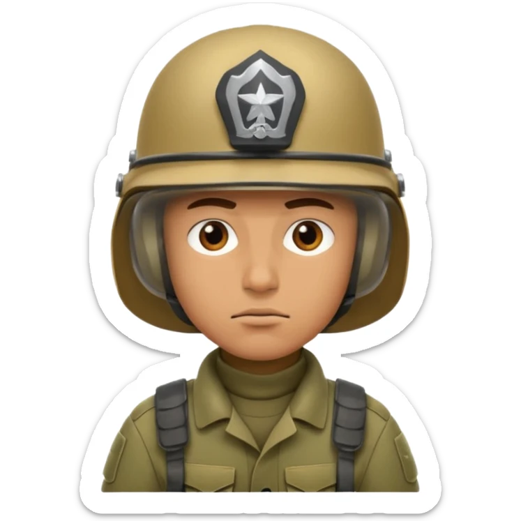 Soldier sticker
