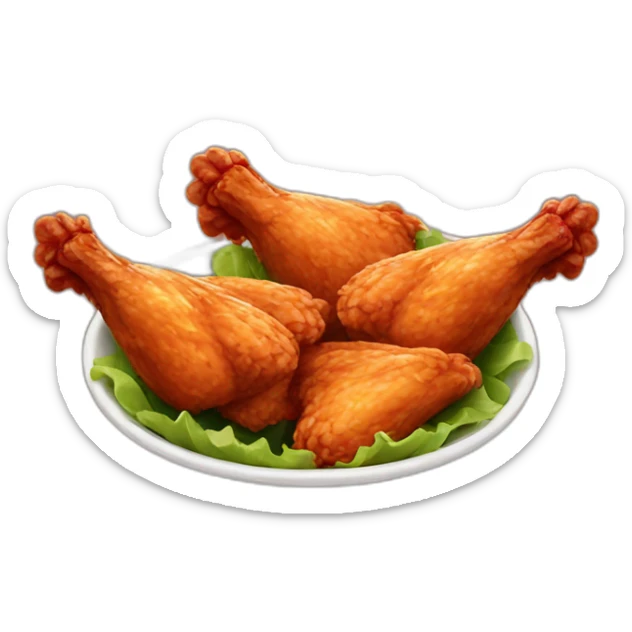 chicken wings sticker