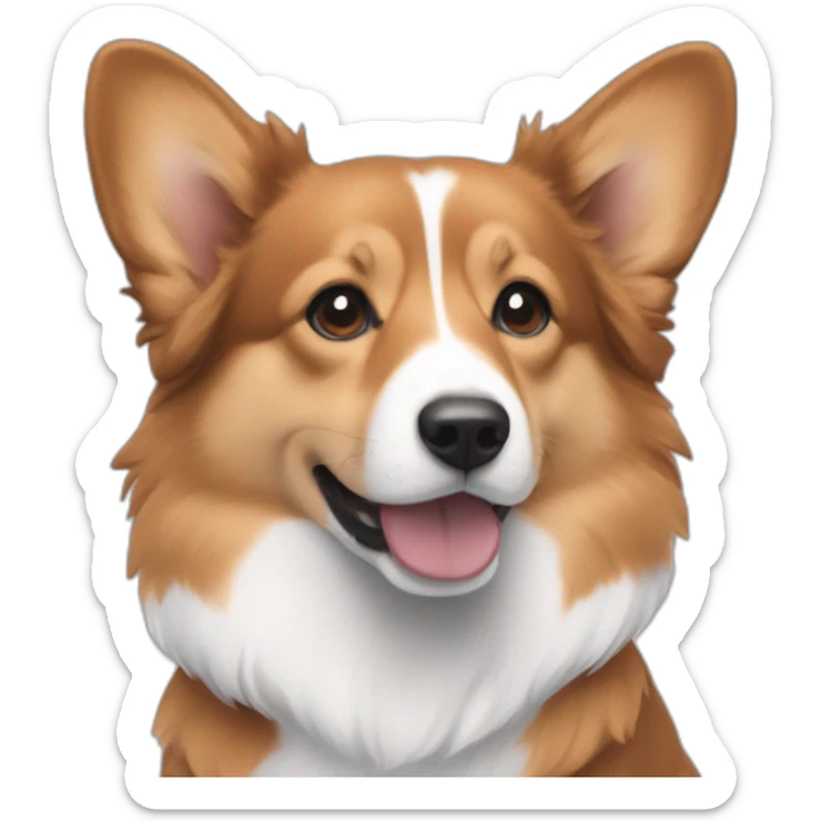 girl with long brown hair a 2024 gray jeep a tri colored corgi and 2 red and white corgis sticker