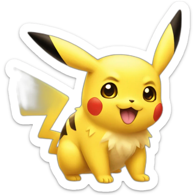 Pikachu iOS sticker
