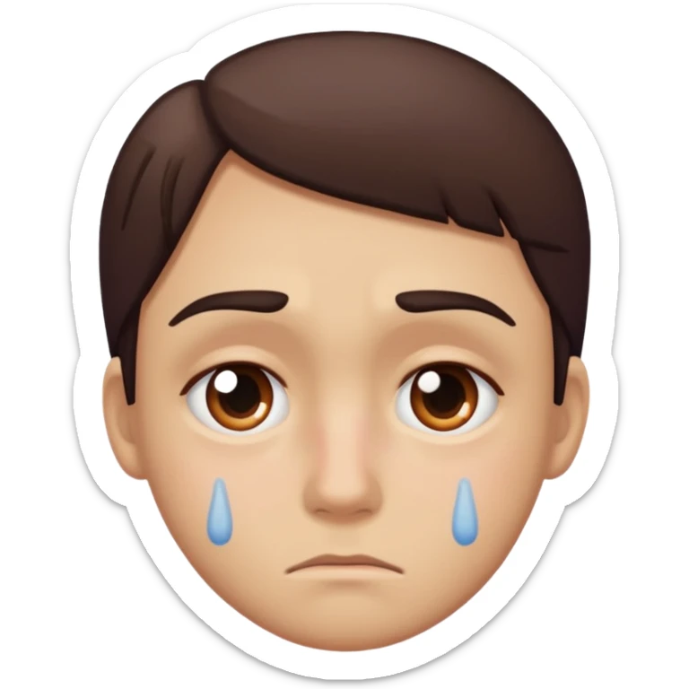 sad emoji with bruise under eye
no i would like skmilar to smiling face holding up tearsnot tears just bruise sticker