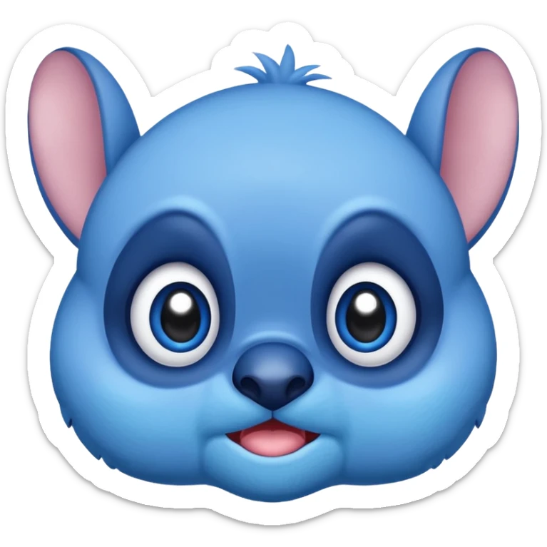 Generate an emoji of Stitch from the movie Lilo and stitch sticker