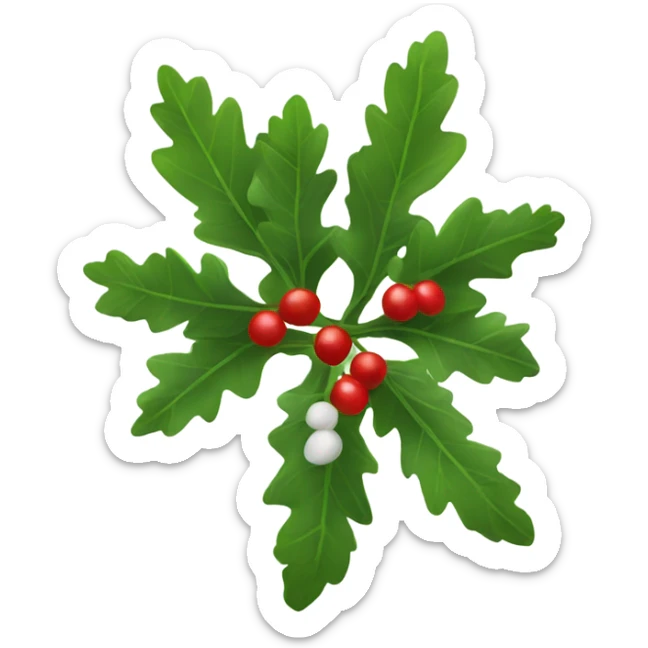 Mistletoe sticker