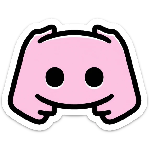 discord logo sticker