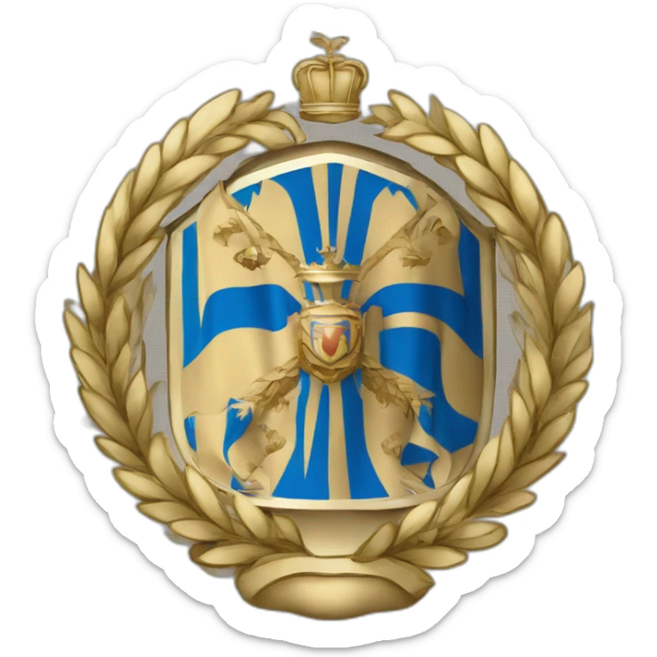 Military Coat of arms of the Kingdom of Greece sticker