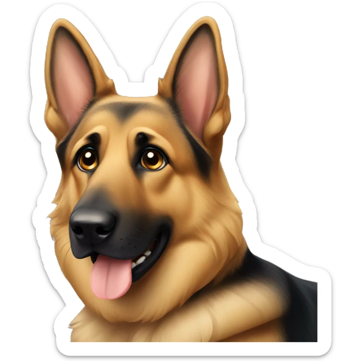 German shepherd  sticker