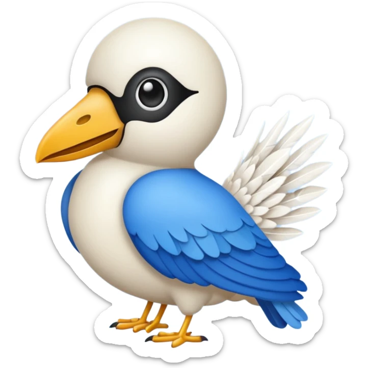 Quiero un emoji de la paz con una paloma blanca y un círculo sticker