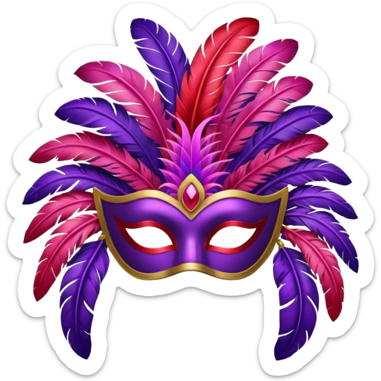 carnival-mas-costume,-red,-purple-and-pink-preferably,-full-costume-feathers-at-the-back- sticker