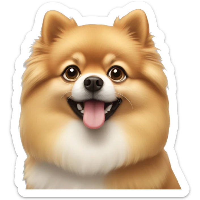 pomeranian sticker