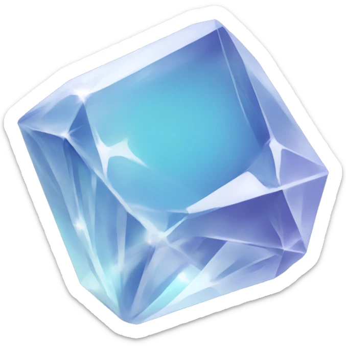 Crystal sticker