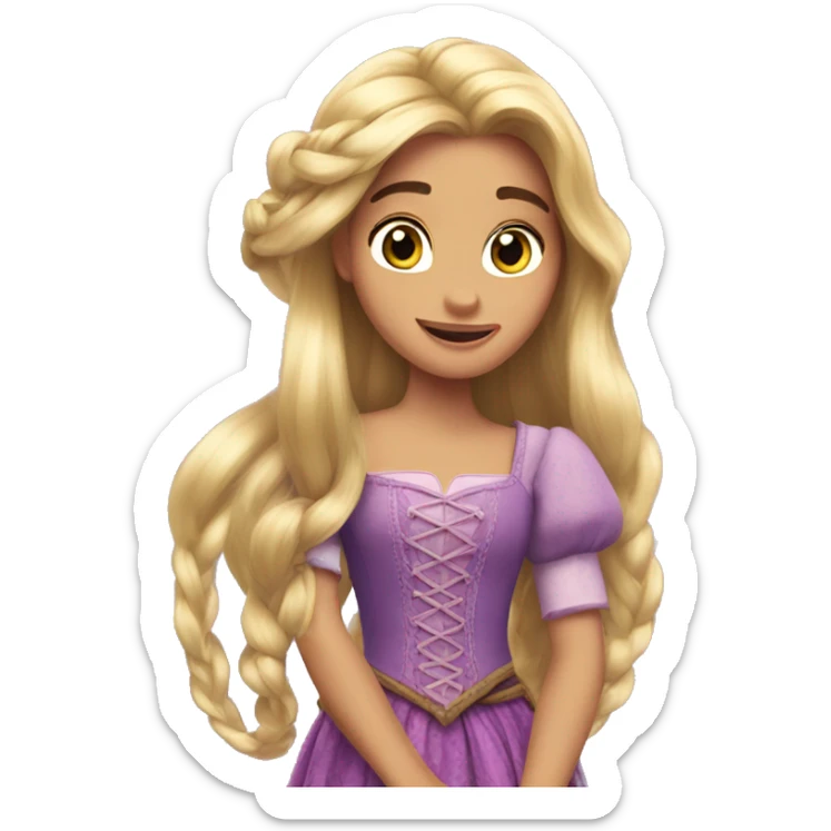 Rapunzel sticker