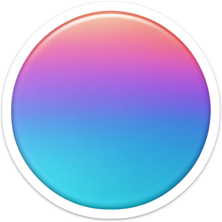 
coin color in in gradient of turquoise, blue, pink, purple, and coral
Rotate coin 45 degree   sticker