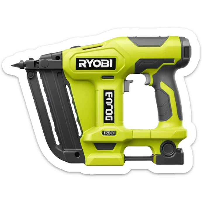 RYOBI 18V ONE+ AirStrike 18-Gauge Cordless Brad Nailer emoji style  sticker
