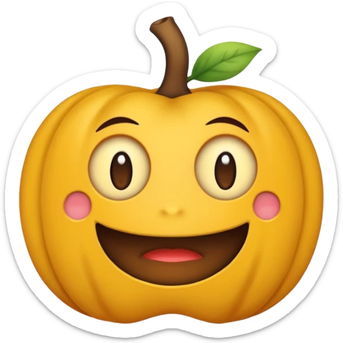 hnědý kůň s flekama na zádi s bílou hlavou a jedno oko má modré a druhé hnědé  sticker