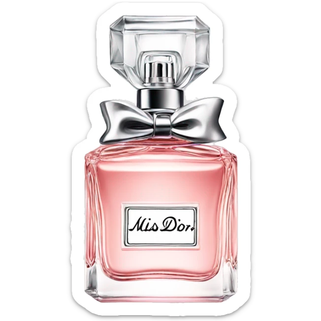 Miss dior perfume sticker