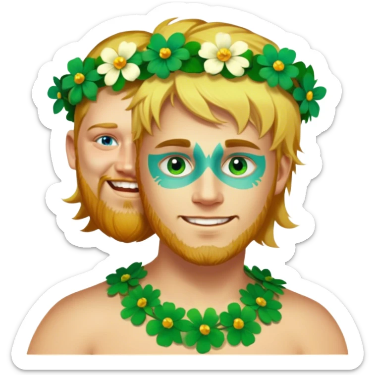 Irish Party sticker