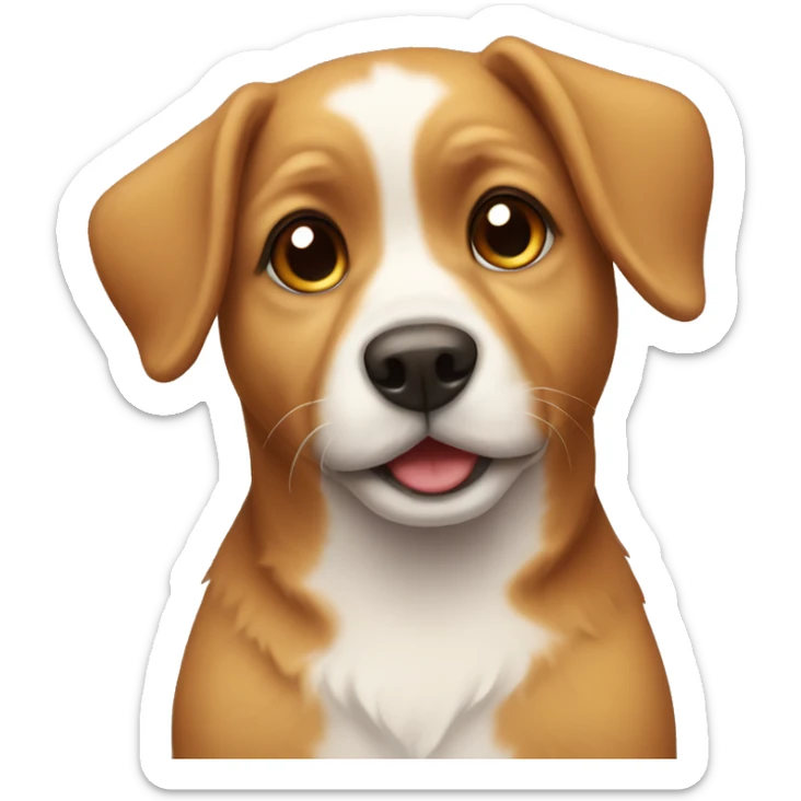 Cute dog sticker