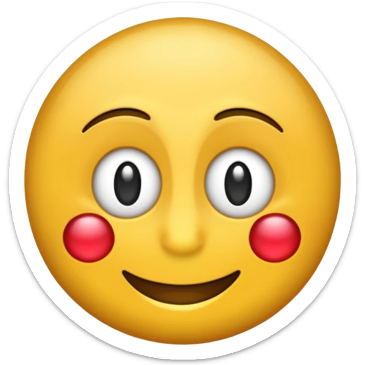 Emoji avec 2026 inscrit en gros pour fêter la nouvelle année  sticker