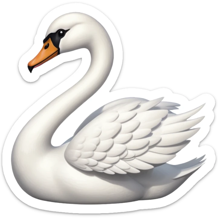 Swan  sticker