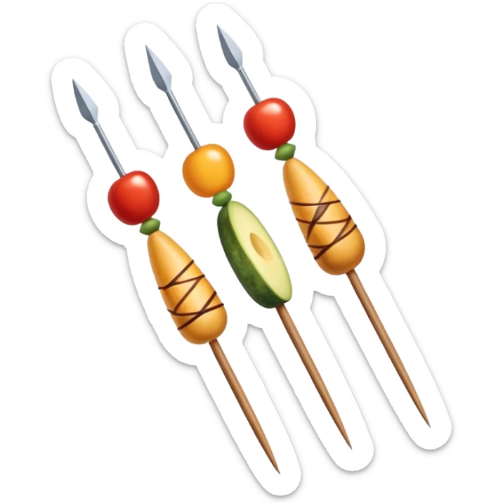 Skewer sticker