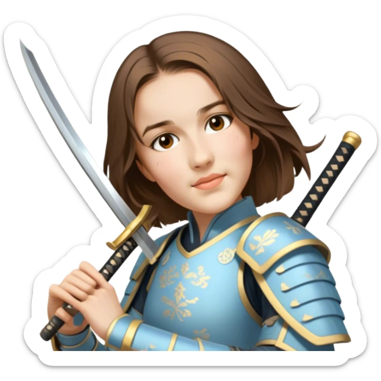 Elegant Samurai sticker