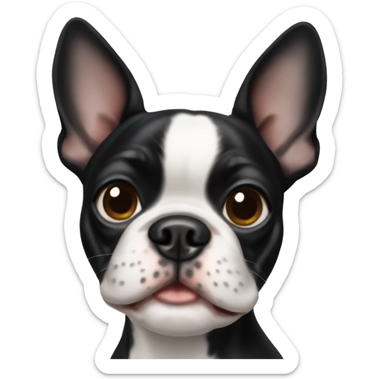 Boston terrier sticker