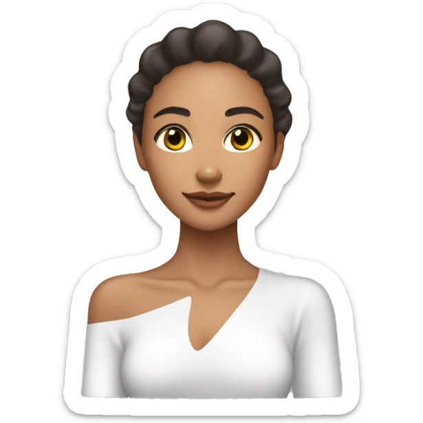 lightskin girl doing her skincare with ONE SKINCARE PRODUCT sticker