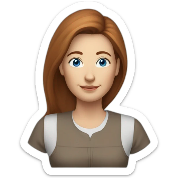 54 year old, female, long chestnut hair, blue eyes, 5' 2" tall, weighs 130 pounds sticker